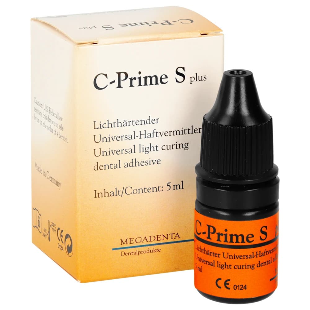 Megadentta C-Prime S plus plomblarda istifadə edilən emaye və Dentin yapışması üçün yüngül bərkidici