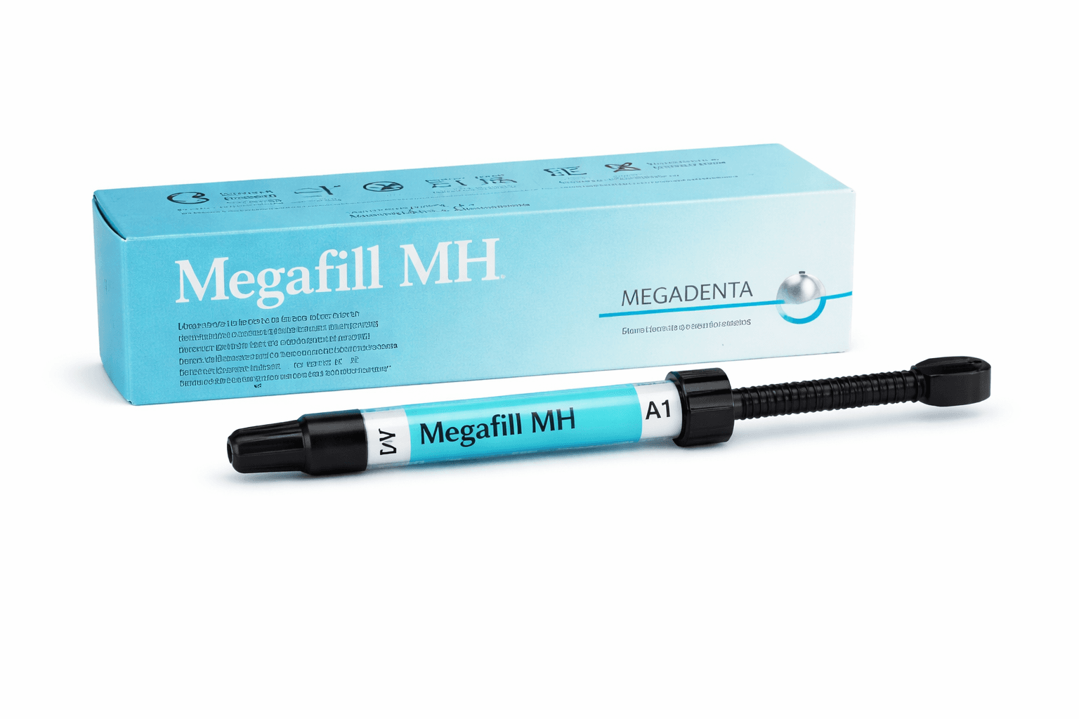 Megadentta Megafil keramika doldurucu ilə işıqla sərtləşən universal mikrohibrid-kompozit A2