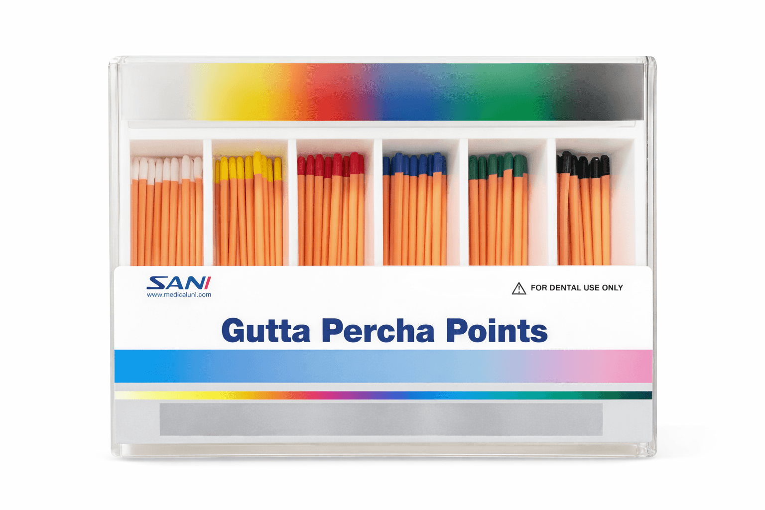 Sani İşarələnmiş Gutta Percha nöqtələri 02/35