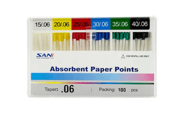 Sani Kanalı qurutmaq üçün kağız çubuqlar 06/40