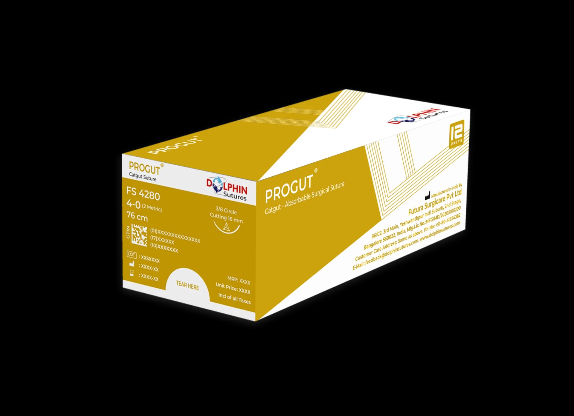 Dolphin Cərrahi sap Progut Sap 3/0 Kəsici