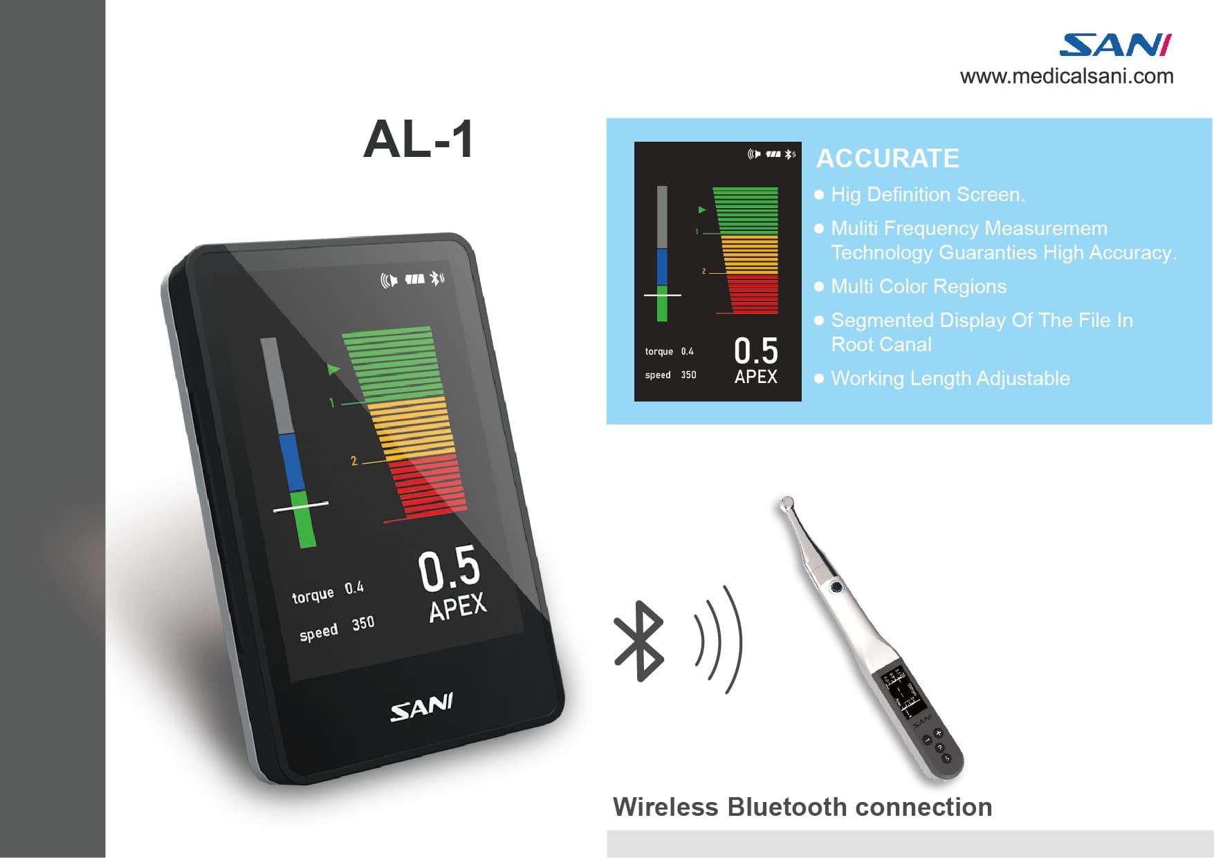 Dental Apex Locator Al-1 Sani
